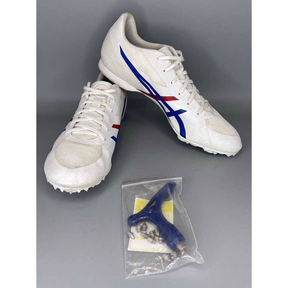 Asics Tokyo Hyper MD 7 Track Shoes Racing Flats Size 9 Red White Blue 1093A124